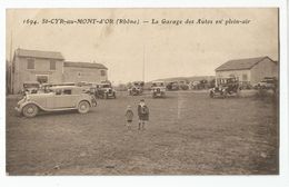Rhone - 69 - St Saint Cyr Au Mont D'or Le Garage Des Autos En Plein Air 1931 - Autres & Non Classés
