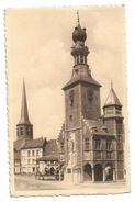 Old Postcard, Belgium, Tielt Markt, Halletoren En H. Hartbeeld. - Tielt