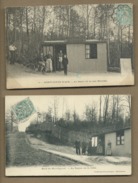 2 CPA - Bois De Montlignon - Au Repos De La Côte (buvette )- - Montlignon