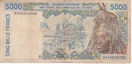 BILLETE DE NIGER DE 5000 FRANCS DEL AÑO 1995  (BANKNOTE) - Niger