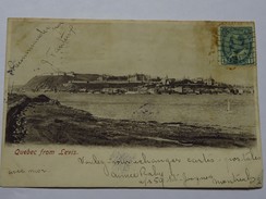 C.P.A. QUEBEC From LEVIS, Stamp 1905 - Québec - La Cité