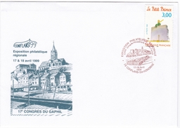 Enveloppe Souvenir Congres Du Gaphil 1999 (expo Régionale ) - Other & Unclassified