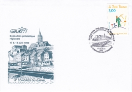 Enveloppe Souvenir Congres Du Gaphil 1999 (expo Régionale ) - Sonstige & Ohne Zuordnung