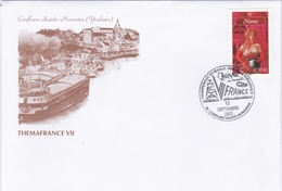 Enveloppe Souvenir De Thema France 7 (expo Thématique Nationale En 2003 à Conflans Sainte Honorine) - Sonstige & Ohne Zuordnung