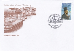 Enveloppe Souvenir De Thema France 7 (expo Thématique Nationale En 2003 à Conflans Sainte Honorine) - Other & Unclassified