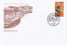 Enveloppe Souvenir De Thema France 7 (expo Thématique Nationale En 2003 à Conflans Sainte Honorine) - Autres & Non Classés