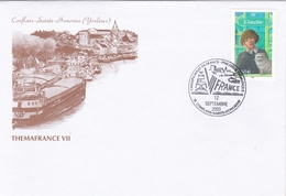 Enveloppe Souvenir De Thema France 7 (expo Thématique Nationale En 2003 à Conflans Sainte Honorine) - Other & Unclassified