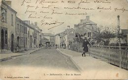 - Dpts Div.-ref-VV514- Marne - Betheniville - Rue De Munet - Vue Partielle Comptoirs Français - Succursale N° 188 - - Bétheniville