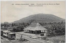 CPA Soudan Mali Chemin De Fer Train Gare  SEBEKORO écrite - Malí