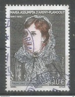 Maria Assumpta D'Areny-Plandolit (personnalitée Andorrane), Un Timbre Oblitéré 2017, 1 ère Qualité - Usati