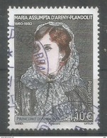 Maria Assumpta D'Areny-Plandolit (personnalitée Andorrane), Un Timbre Oblitéré 2017, 1 ère Qualité - Used Stamps