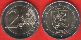 Latvia 2 Euro 2017 "Regions Series - Kurzeme" BiMetallic UNC - Letland