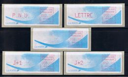 ATM, LSA, CROUZET, PAPIER COMETE,  PNU 2.20, LETTRE 2.50, 6.00, J+1 9.00, J+2 12.00 DE PARIS ITALIE, C001 75513. - 1981-84 Types « LS » & « LSA » (prototypes)