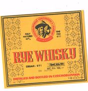 Czechoslovakia - Rye Whisky, Product In Liptovsky Mikulas, Slovakia - Whisky