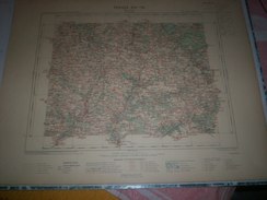 CARTE GEOGRAPHIQUE _ G - Format  45 X 57  De  SEINE INFERIEURE_Feuille PAVILLY_XVI_ 10 ) En 1902 - Cartes Géographiques