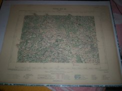 CARTE GEOGRAPHIQUE _ G - Format  45 X 57 De CANTAL_HAUTE LOIRE_Feuille LANGEAC_XIX_ 28 ) En 1900 - Cartes Géographiques