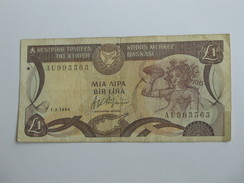 1 One Pound 1994 Central Bank Of Cyprus - CHYPRE **** ACHAT IMMEDIAT *** - Chipre