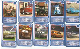 Carte De Collection , DISNEY- PIXAR , CARS , 2 Scans , LOT DE 13 CARTES - Disney