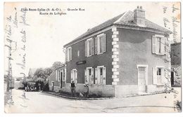 FLINS NEUVE EGLISE - Grande Rue - Route De Longnes (maison E. GUITEL) - Flins Sur Seine