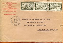 Maroc,Morocco,Marruecos; 1954 " Belle Enveloppe  " - Lettres & Documents