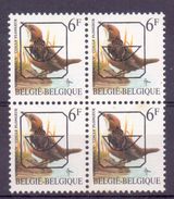 Belgie - 1992 - OBP - ** Preo - 829 P6a - Witte Gom - Blok   **  - Vogels Andre Buzin - Typos 1986-96 (Vögel)