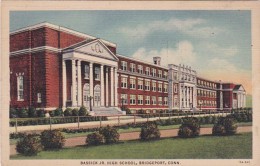Connecticut Bridgeport Bassick Junior High School 1938 Curteich - Bridgeport