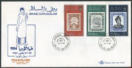 Brunei - Michel 307-309 - FDC - Brunei (1984-...)