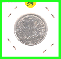 GERMANY  MONEDA DE 2 DM.  AÑO 1967-F - 2 Marchi