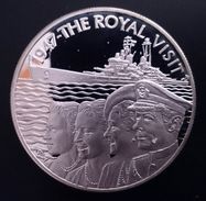 Saint Helena Island 50 Pence 2002 Silver Proof "1502-2002 Quincentenary Royal Visit" Free Shipping Via Registered - Sint-Helena