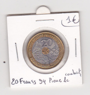 20 Francs 1994 Pierre De Coubertin - L. 20 Francs