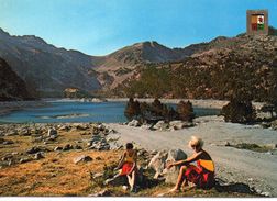 Vielle-Aure Animée Belle Vue Du Lac D'Aubert La Vallée D'Aure - Vielle Aure