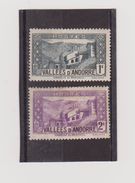 ANDORRE  Français   1932-33  Y.T. N° 24  à  45  Incomplet  NEUF* - Unused Stamps