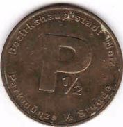 Austria Token,  Parkmunze 1/2 Stunde, Bezirkshauptstadt Weiz - Brothel Tokens