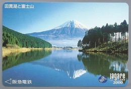 JP.- Japan, Telefoonkaart. Telecarte Japon. LAGARE CARD 3000. - Vulkanen