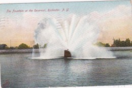 New York Rochester The Fountain At The Reservoir 1907 - Rochester