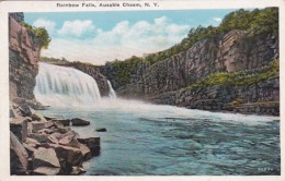 New York Ausable Chasm Rainbow Falls - Adirondack