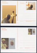 CROATIA  1998  Postal Stationery Cards 1.20k, 2.45 K. Papal Visit Unused.  Michel P8-9 - Kroatien