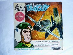 RARE DISQUE Vinyle 33 Tours 25 Cm - MICHEL TANGUY PILOTE - FESTIVAL 260 S - Ill : A. UDERZO  J.-M. CHARLIER Vers 1965 - Platen & CD