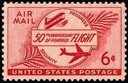 Estados Unidos Aereo 046 ** MNH. 1953 - 1b. 1918-1940 Unused