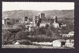 CPSM 84 - LA TOUR D'AIGUES - Le Vieux Château - TB PLAN EDIFICE Avec Vue Habitations Au Dessous - La Tour D'Aigues