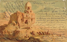 Egypte: Le Caire - Mausolées Des Califes (Tombs Of The Kalifs) - Chalifengräber - Carte Dos Simple - Le Caire
