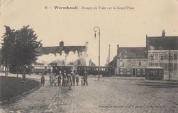 CPA - Wormhoudt - Passage Du Train Sur La Grand'Place - Wormhout
