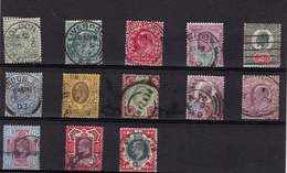 N° 106 à 117 TTB Oblitérés  Anniversaire De L' Avènement D' Edouard VII Coté 225 € Très Bas Prix - Used Stamps