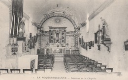 LA ROQUEBRUSSANNE   INTERIEUR  DE LA CHAPELLE - La Roquebrussanne