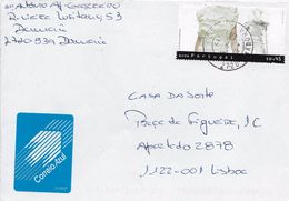 TIMBRES - STAMPS - MARCOPHILIE - LETTRE POST BLEU -  BLUE LETTER MAIL - PORTUGAL - 2004 - MODE PORTUGAISE - Storia Postale