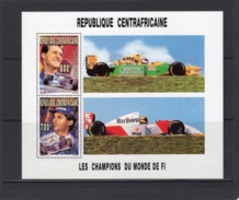 Centrafrica 1996, Sport, Formula 1, Senna, Shumacher, 2val In BF - Automovilismo
