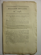 BULLETIN DES LOIS 1810 - CONSEIL PRUD'HOMMES LODEVE SAINT ETIENNE ST ETIENNE - RATIONS MILITAIRES TRES COMPLET - Gesetze & Erlasse