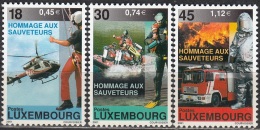 Luxembourg 2001 Michel 1532 - 1534 Neuf ** Cote (2008) 5.00 Euro Services De Secours - Ungebraucht