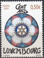 Luxembourg 2005 Michel 1669 Neuf ** Cote (2008) 1.00 Euro 100 Ans Rotary International - Nuevos