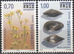 Luxembourg 2010 Michel 1857 - 1858 Neuf ** Cote (2010) 3.40 Euro Plante Et Moule - Nuevos